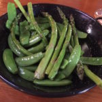 sauted asparagus w green peas