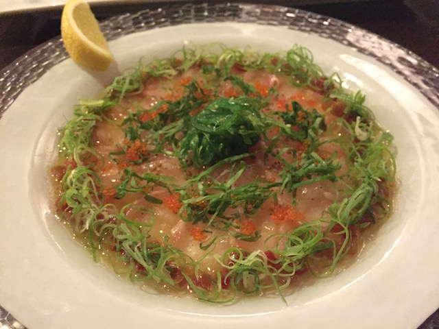 tatsumi fish carpaccio