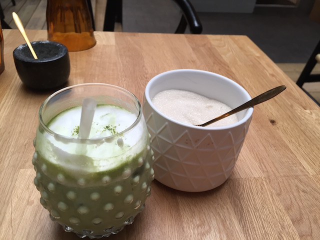 kimchi project sugarless matcha latte