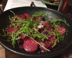 baduzzi tasting dinner beetroot pasta