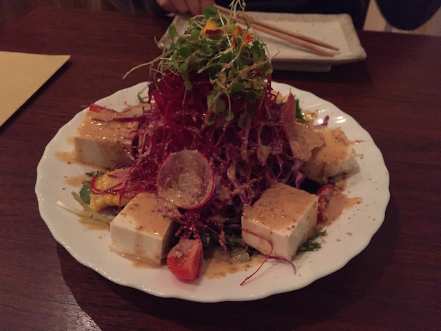 sake bar icco 201705 tofu salad