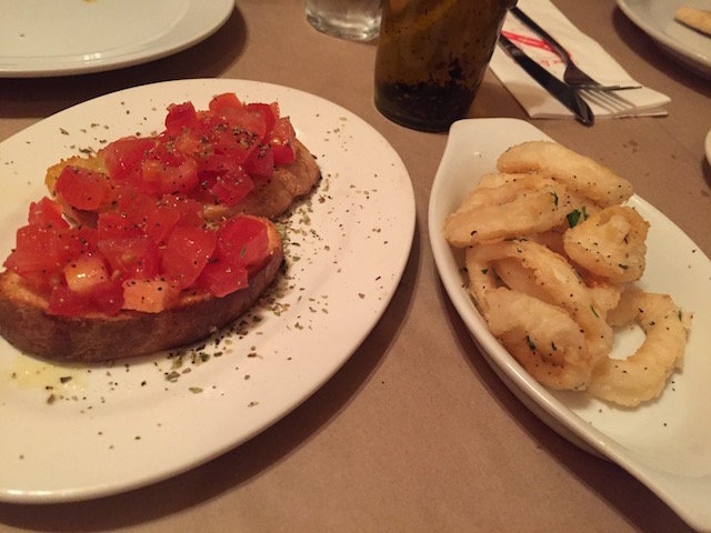 pane e vino entrees