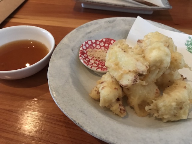 sake bar icco 201711 tempura califlower