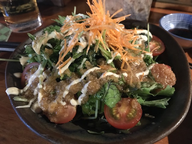 sake bar nippon 201802 garden salad