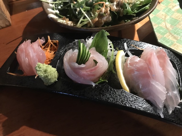 sake bar nippon 201802 sashimi