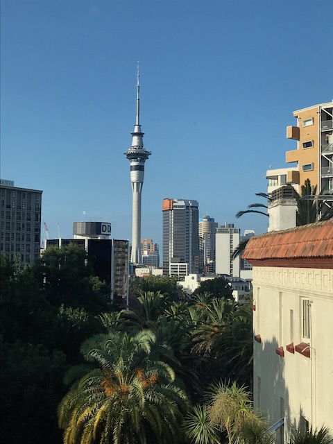sky tower from st kevins arcade