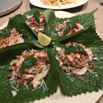 saan 201803 fish on leaves