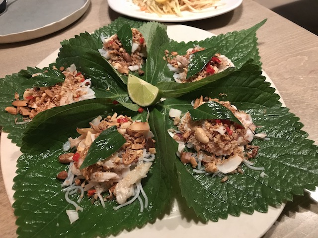 saan 201803 fish on leaves