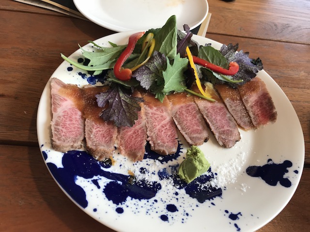 gyoza bar 201804 beef tataki