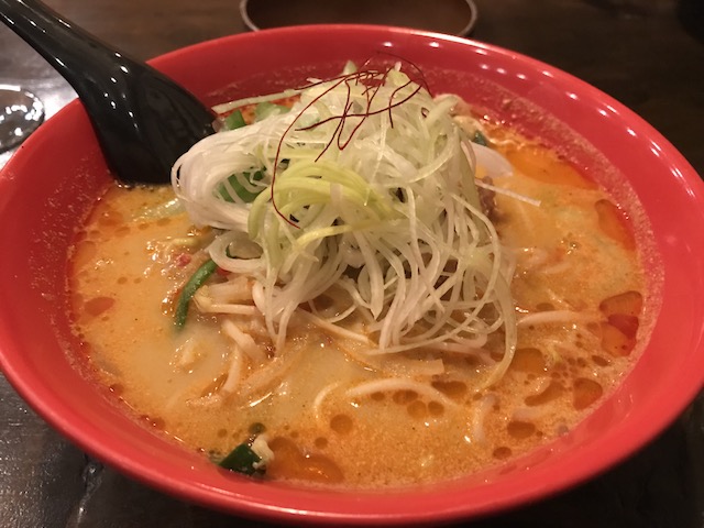 ramen takara 201804 tantan noodle