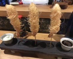 tokyo club 201804 prawn filo tempura
