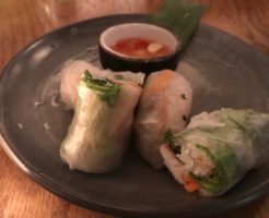 cafe hanoi 201804 spring rolls