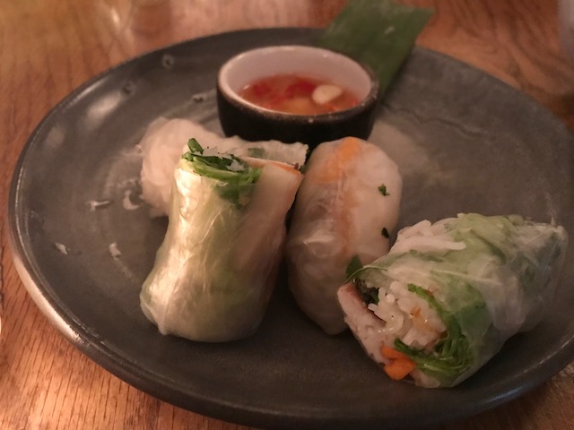 cafe hanoi 201804 spring rolls