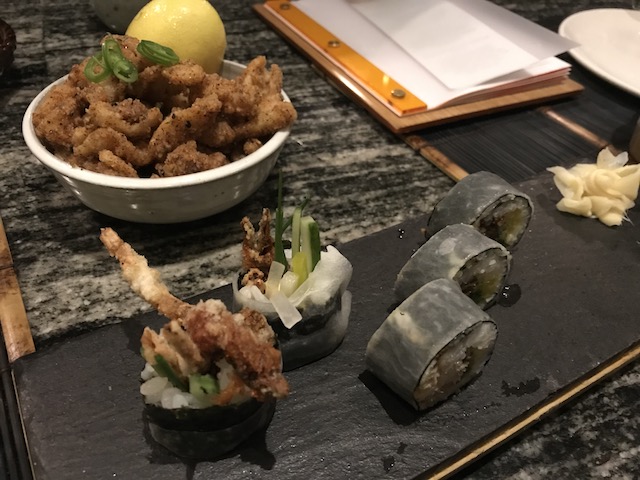 masu 201807 sushi & crispy squid