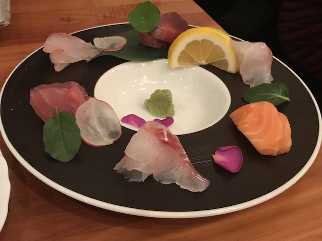 sake bar icco 201806 sashimi