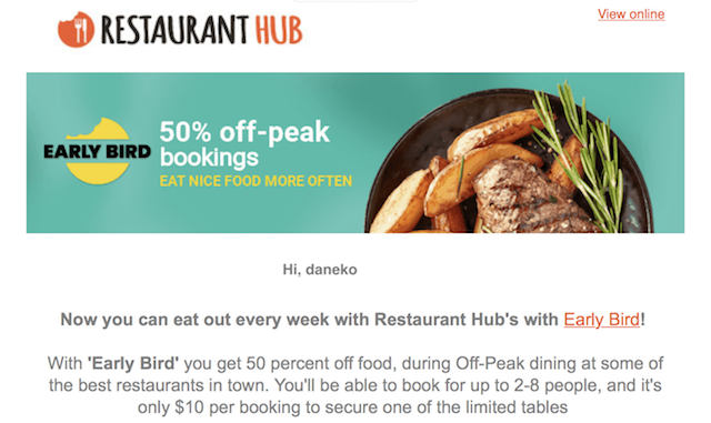 restaurant hub 201811 deal