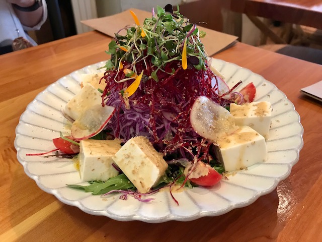 sake bar icco 201810 tofu salad