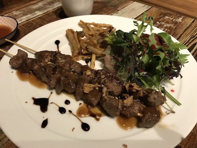 gyoza bar 201811 beef skewers