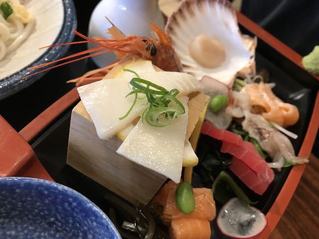 udon works 201904 sashimi