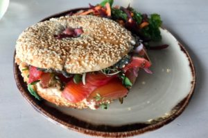 crave 201907 salmon bagle sand