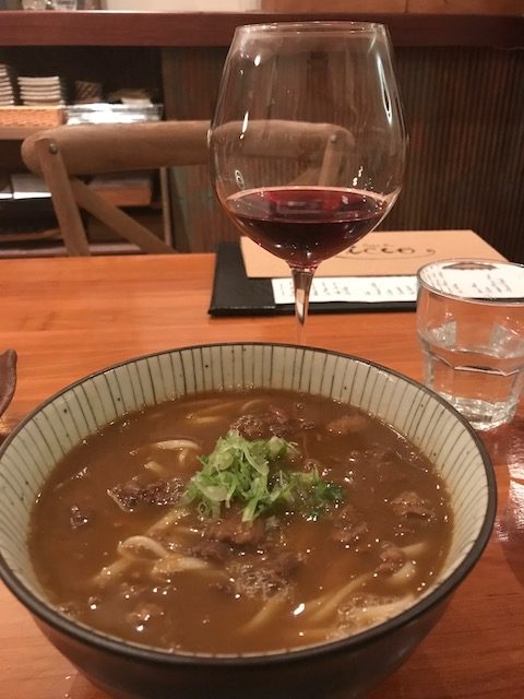 sake bar icco 201907 udon & wine