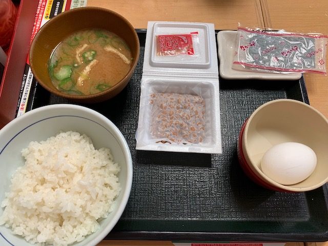 nakau 201908 natto breakfast