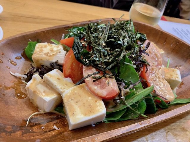 Japanese Lantern Street Bar 201910 tofu salad