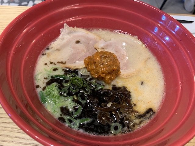 ippudo auckland 201911 akamaru ramen