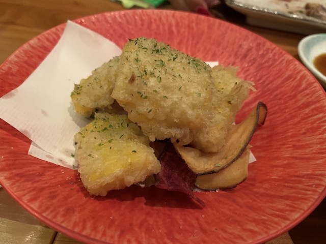 sake bar icco 202001 corn tempura