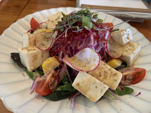 sake bar icco 202001 tofu salad