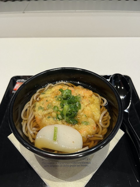 ana suite lounge 202210 kakiage soba