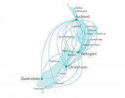 air nz route map