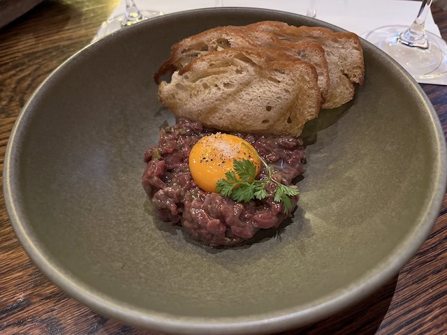 cellar door 202302 venison tartar